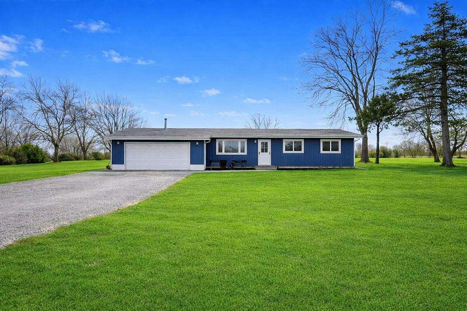 1.75 Acres of Land with Home for Sale in Hebron, Indiana