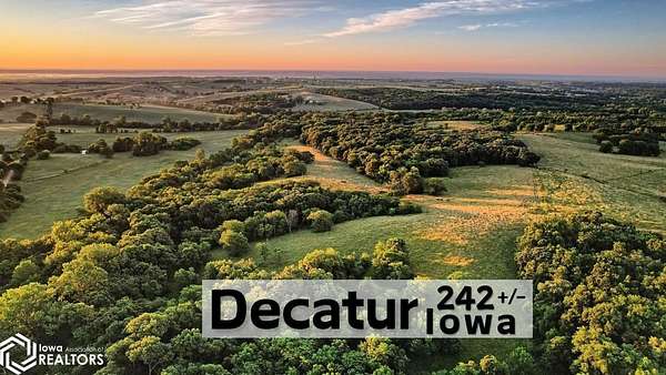 242 Acres of Land with Home for Sale in Davis City, Iowa