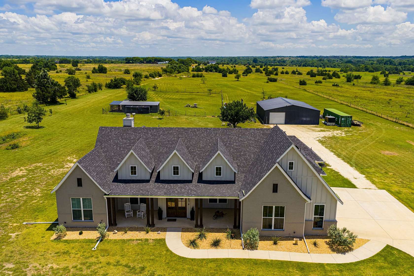 12 Acres of Land with Home for Sale in Milford, Texas