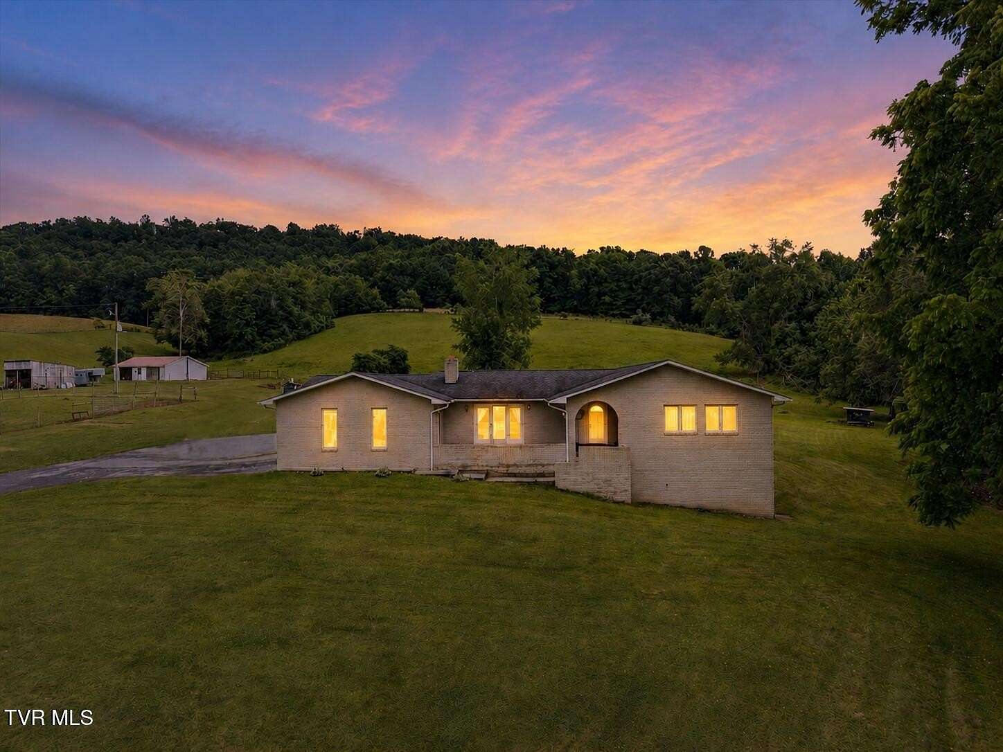 13 Acres of Land with Home for Sale in Marion, Virginia