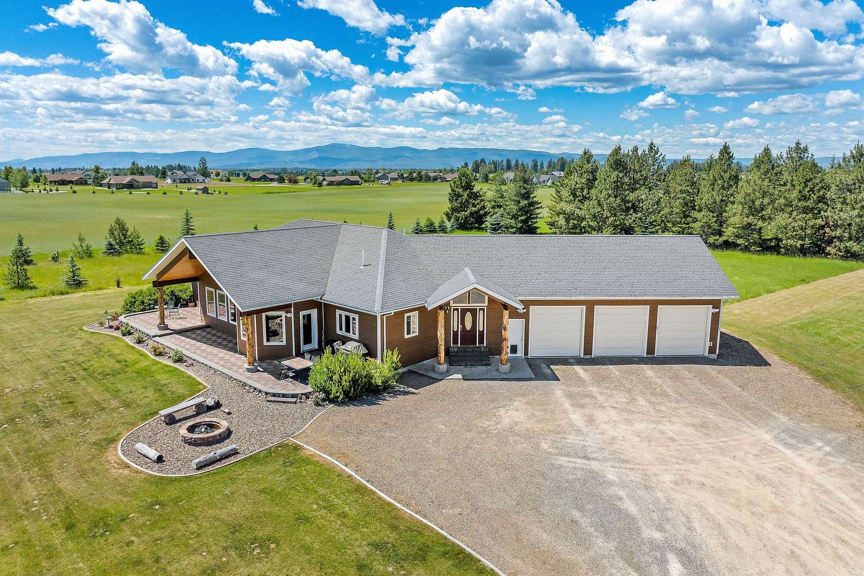 5 Acres of Land with Home for Sale in Kalispell, Montana