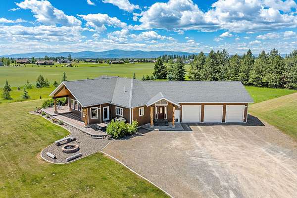 5 Acres of Land with Home for Sale in Kalispell, Montana