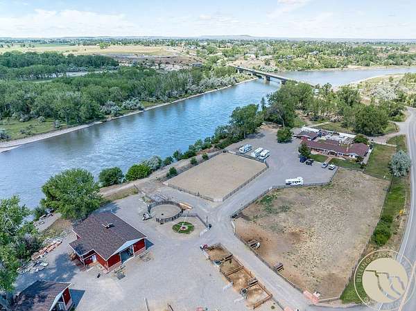 6.87 Acres of Land with Home for Sale in Huntley, Montana
