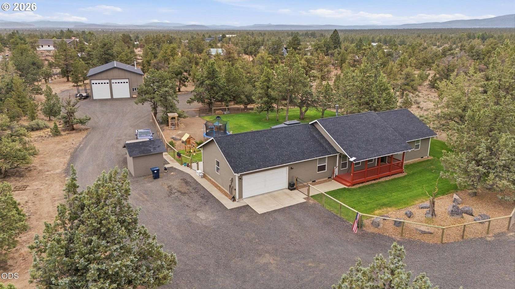 5.1 Acres of Land with Home for Sale in Redmond, Oregon