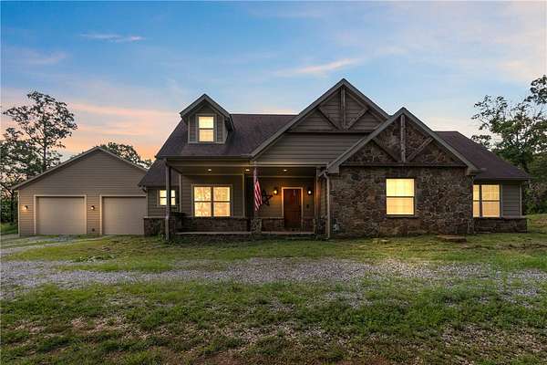 19.8 Acres of Land with Home for Sale in Hindsville, Arkansas