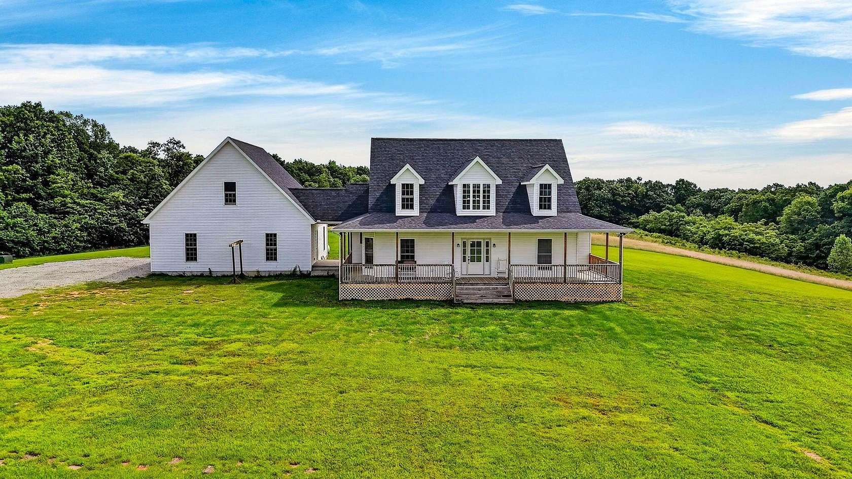 13.1 Acres of Land with Home for Sale in Lucasville, Ohio
