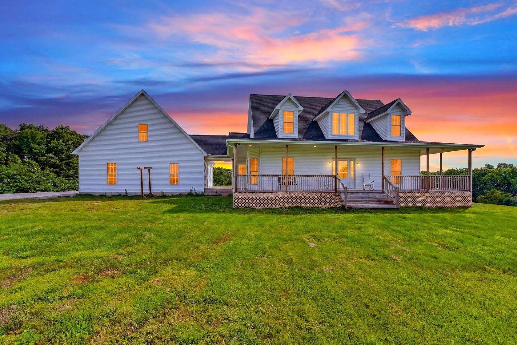 18.1 Acres of Land with Home for Sale in Lucasville, Ohio