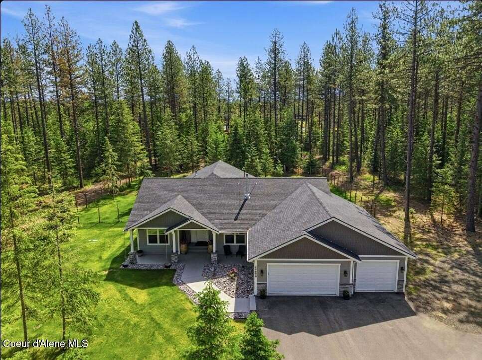 5 Acres of Land with Home for Sale in Athol, Idaho