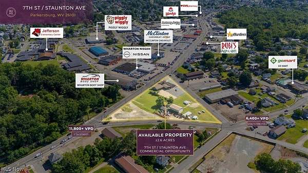 2.54 Acres of Mixed-Use Land for Sale in Parkersburg, West Virginia