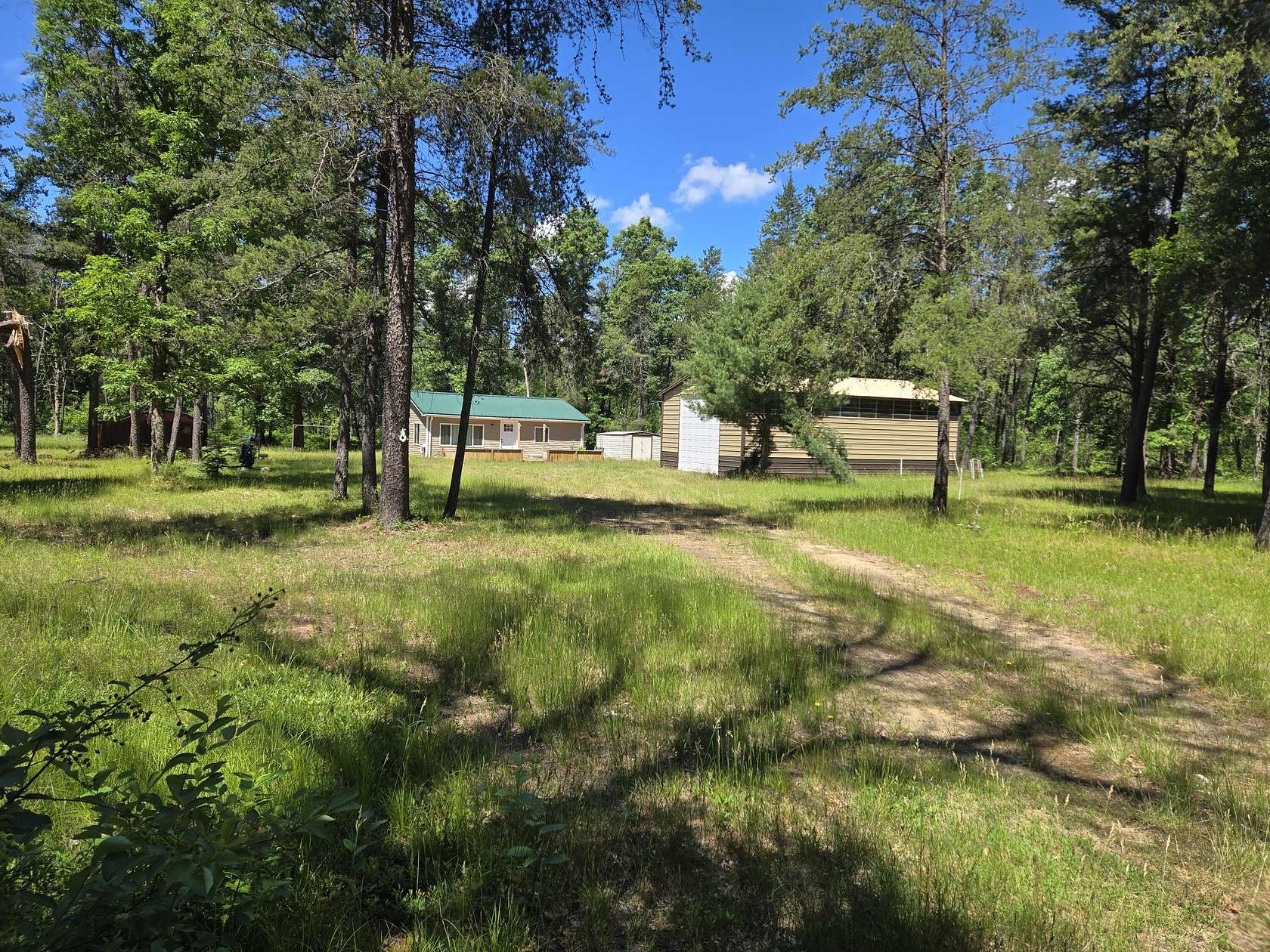 10 Acres of Land with Home for Sale in Irons, Michigan