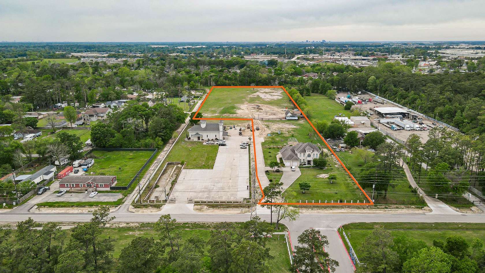 7.7 Acres of Mixed-Use Land for Sale in Humble, Texas