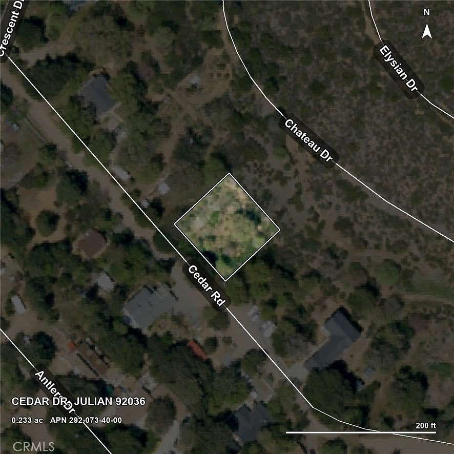 0.24 Acres of Residential Land for Sale in Julian, California