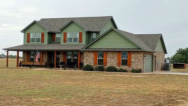 10 Acres of Land with Home for Sale in Crescent, Oklahoma