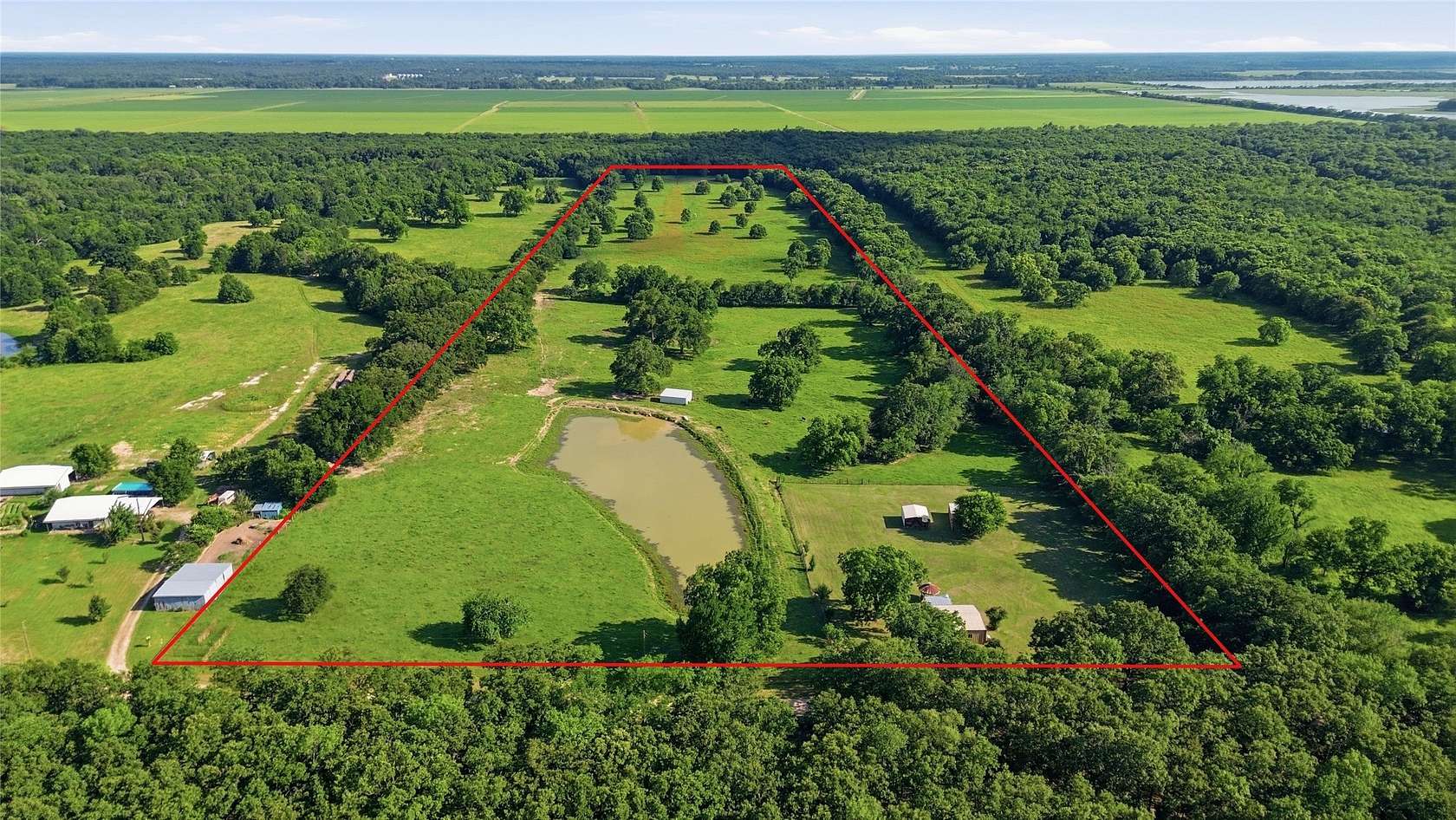 38.7 Acres of Improved Recreational Land for Sale in Lake Creek, Texas