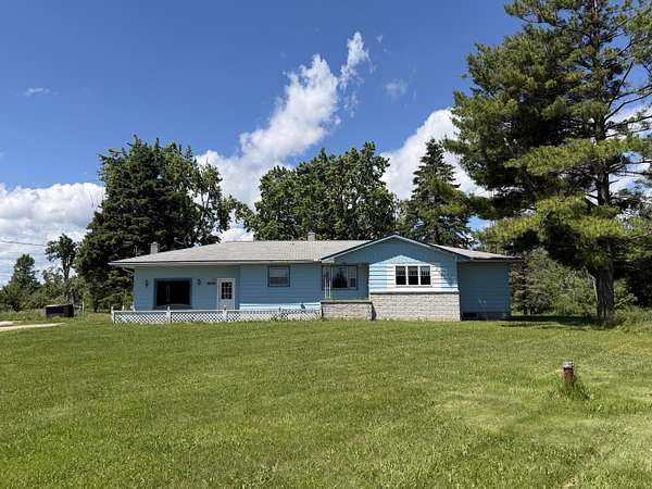 6 Acres of Land with Home for Sale in Ossineke, Michigan