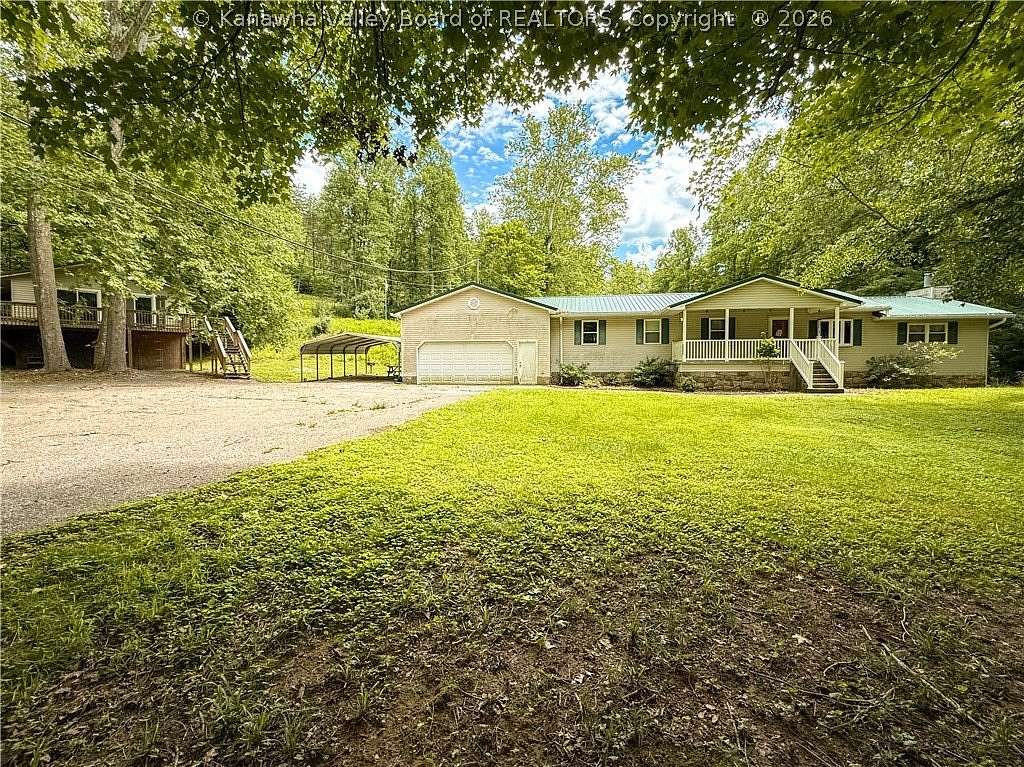 20 Acres of Recreational Land with Home for Sale in Sissonville, West Virginia