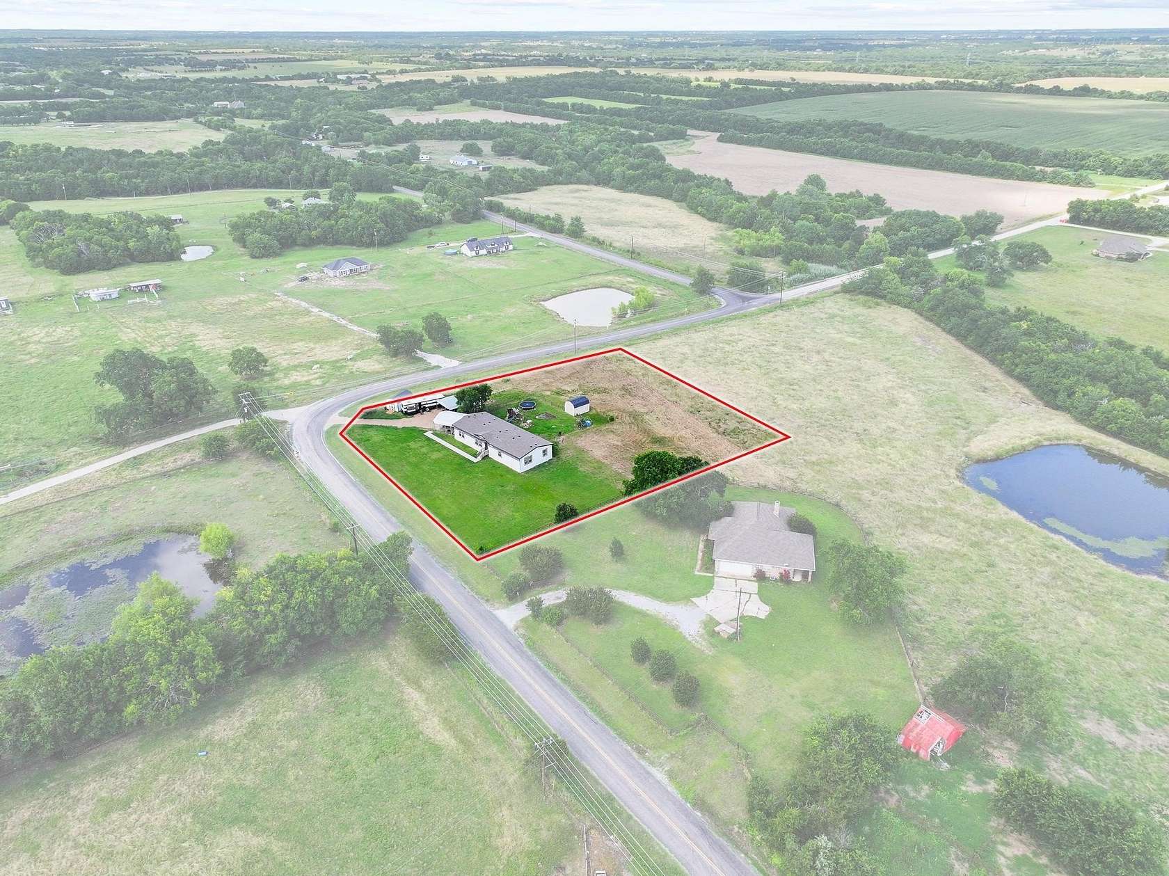 2 Acres of Land with Home for Sale in Blue Ridge, Texas