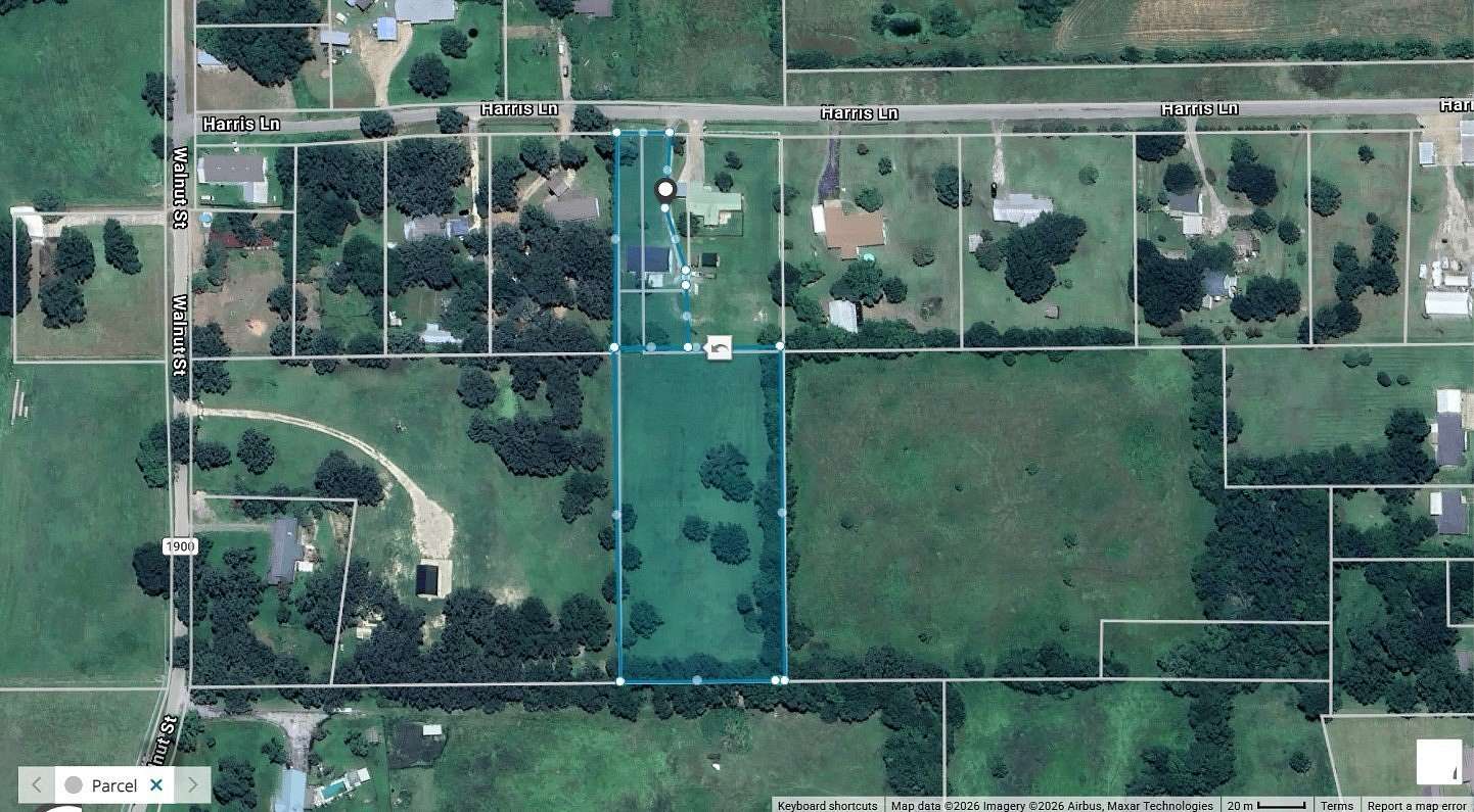 3.17 Acres of Land with Home for Sale in Yantis, Texas