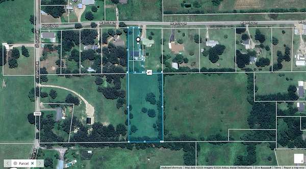 3.17 Acres of Land with Home for Sale in Yantis, Texas