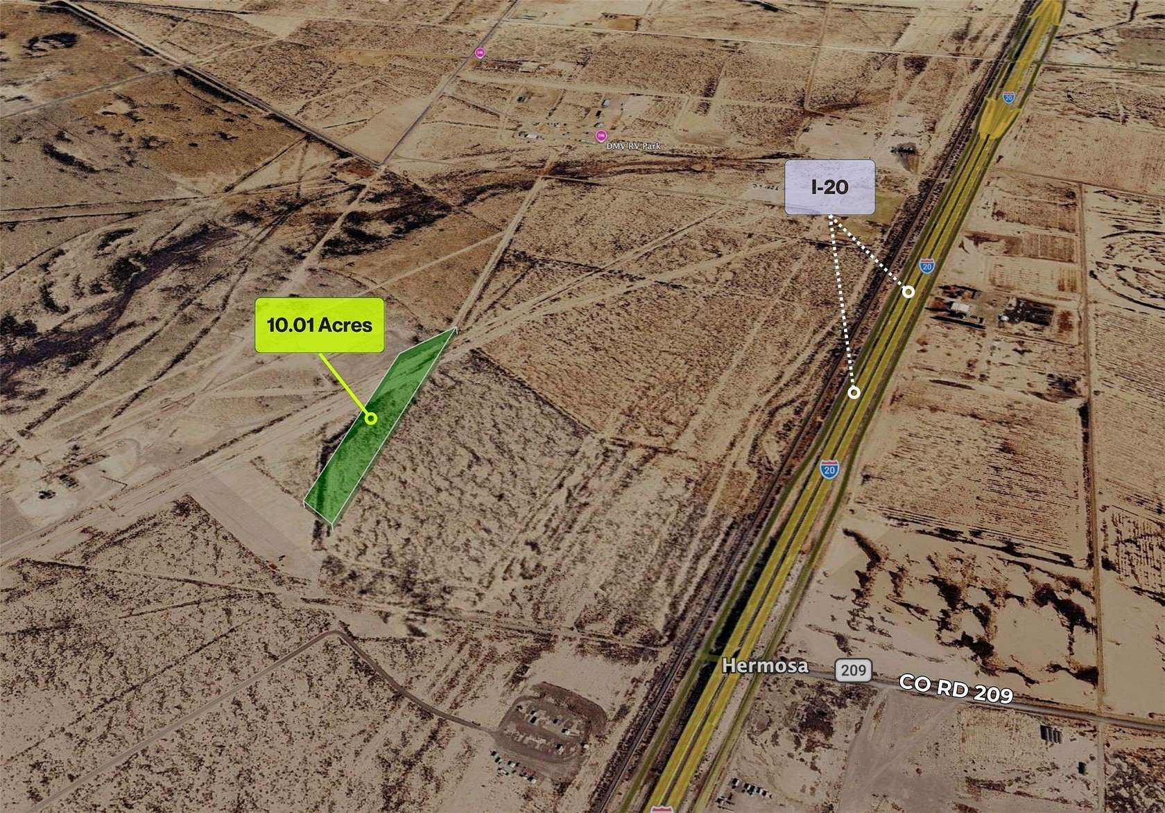 10 Acres of Recreational Land for Sale in Pecos, Texas
