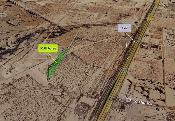 10 Acres of Recreational Land for Sale in Pecos, Texas