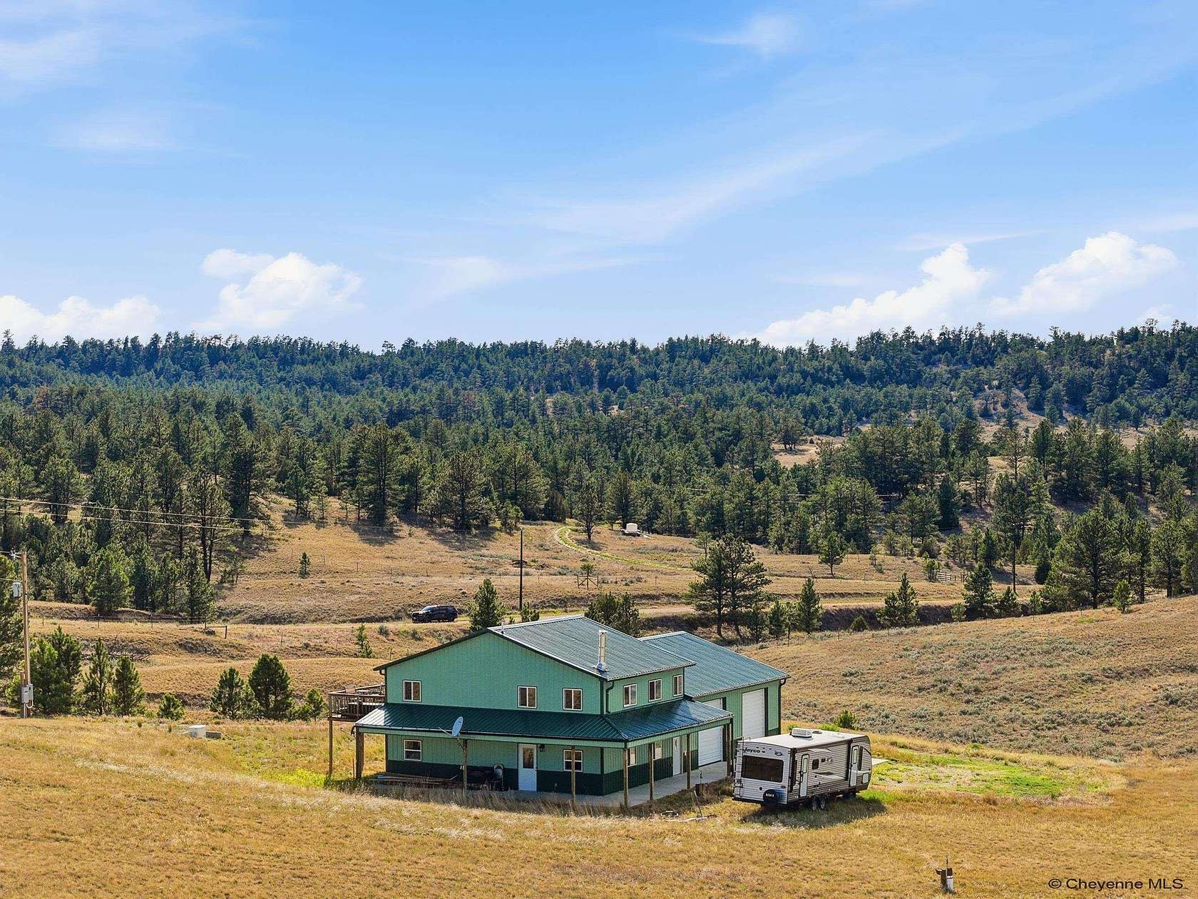 35 Acres of Recreational Land with Home for Sale in Glendo, Wyoming