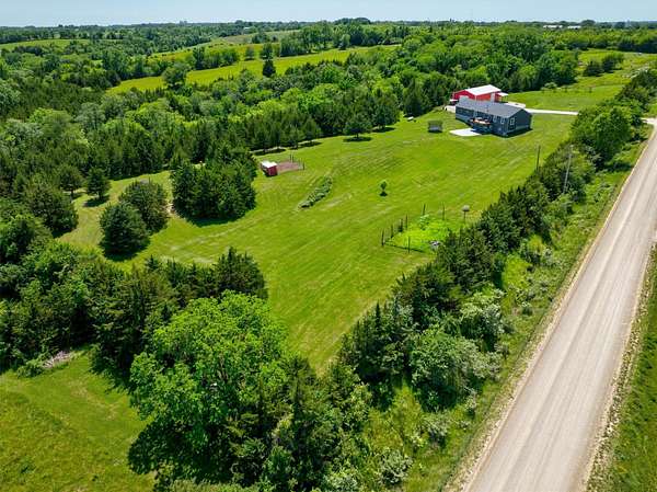 18.6 Acres of Land with Home for Sale in Earlham, Iowa
