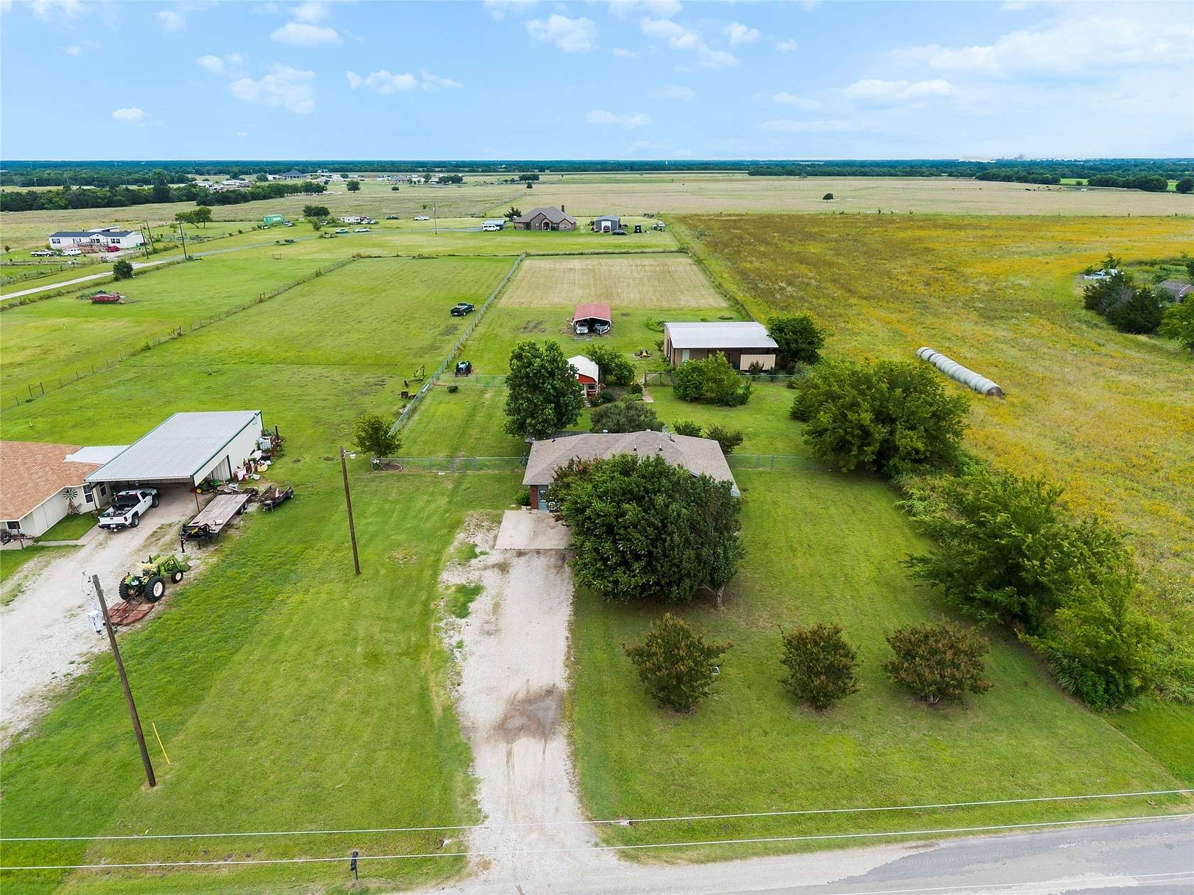2 Acres of Land with Home for Sale in Caddo Mills, Texas