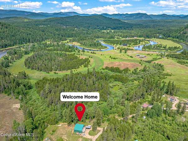 5 Acres of Land with Home for Sale in Priest River, Idaho