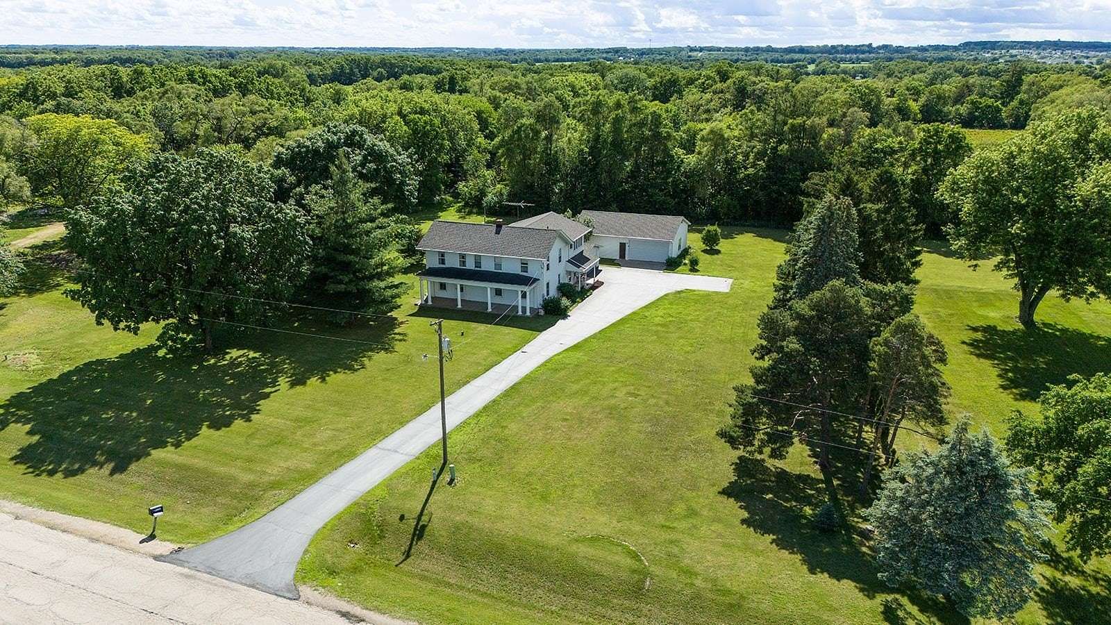 2.26 Acres of Land with Home for Sale in Roscoe, Illinois