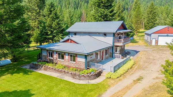 10 Acres of Land with Home for Sale in Alberton, Montana
