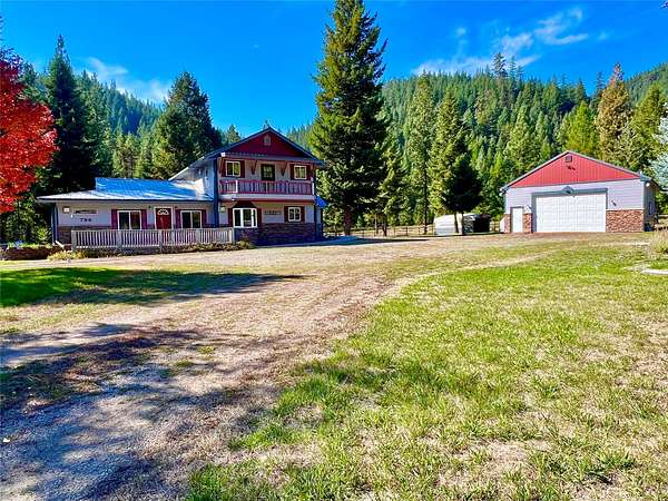 10 Acres of Land with Home for Sale in Alberton, Montana