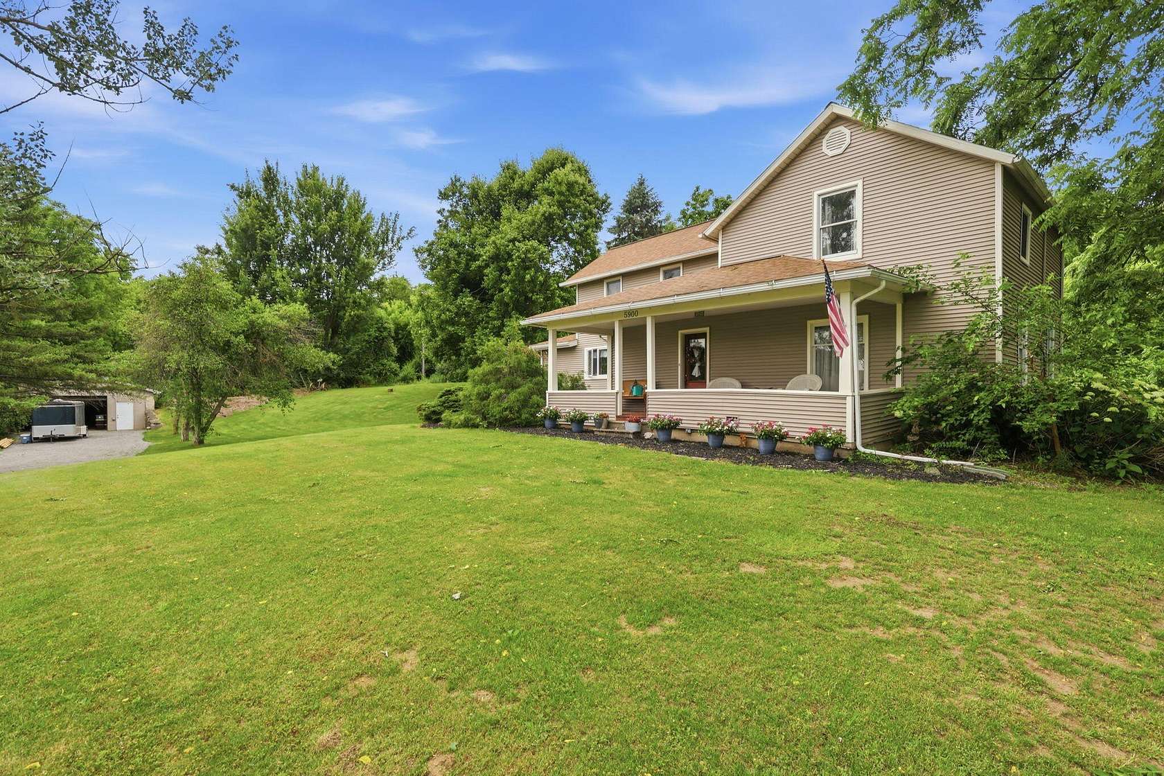 2.67 Acres of Land with Home for Sale in Horton, Michigan