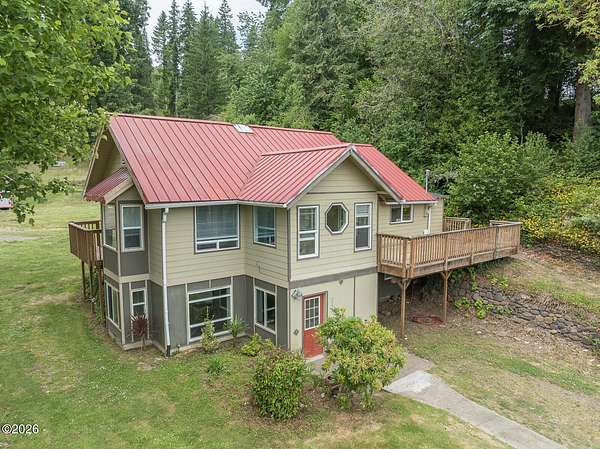 5 Acres of Land with Home for Sale in Toledo, Oregon