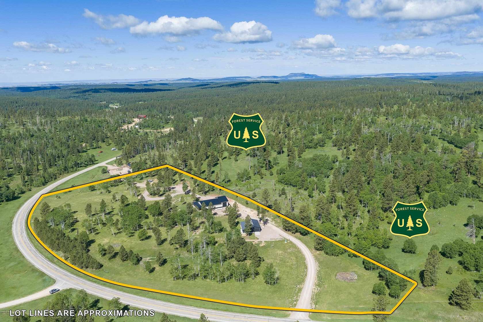 11.4 Acres of Recreational Land with Home for Sale in Lead, South Dakota
