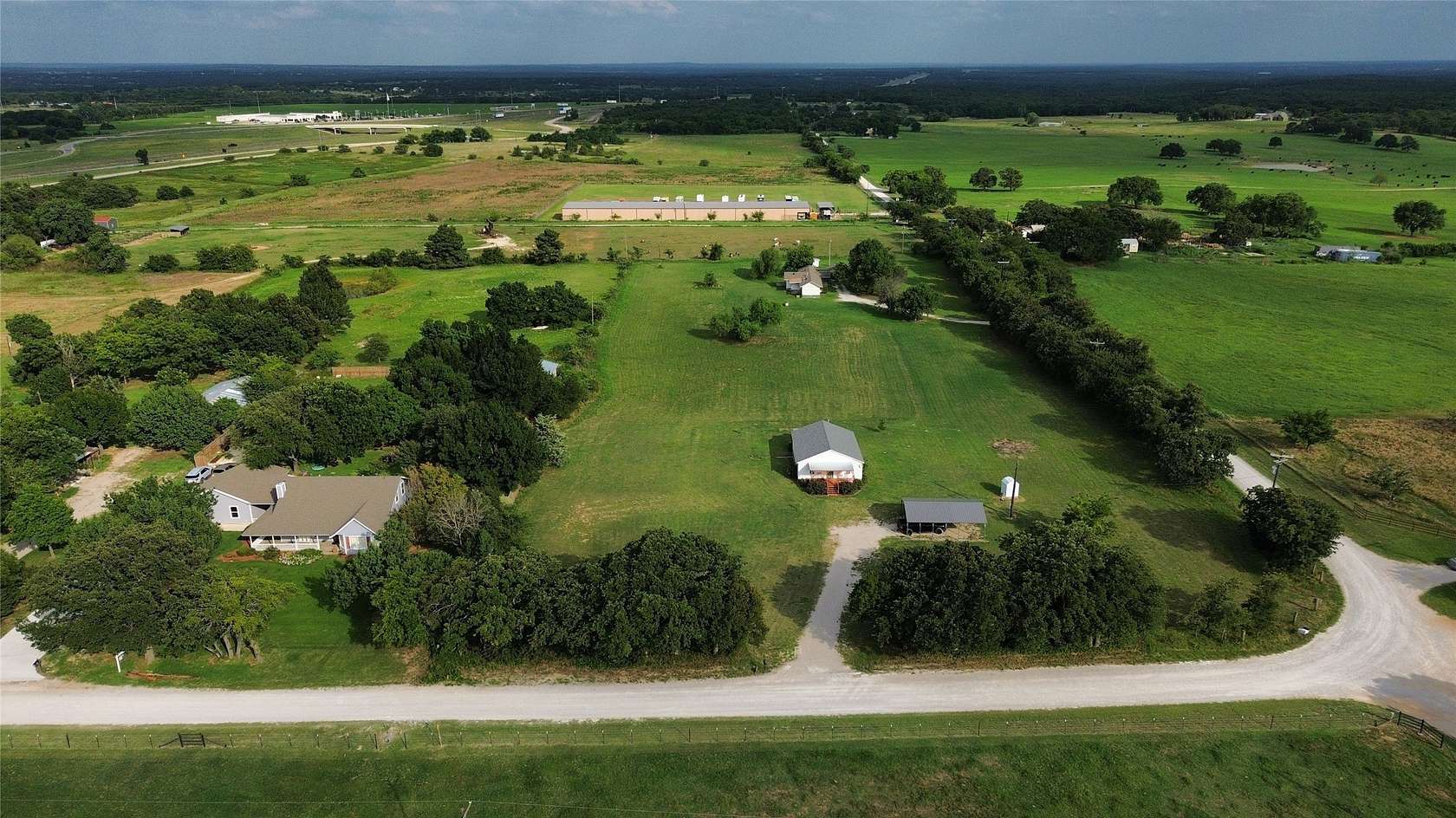 5 Acres of Land with Home for Sale in Bowie, Texas