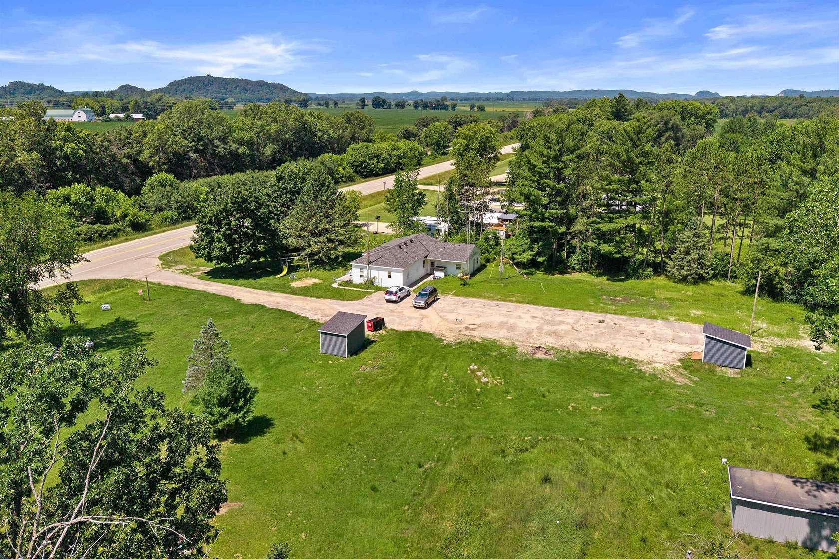4.5 Acres of Land with Home for Sale in New Lisbon, Wisconsin