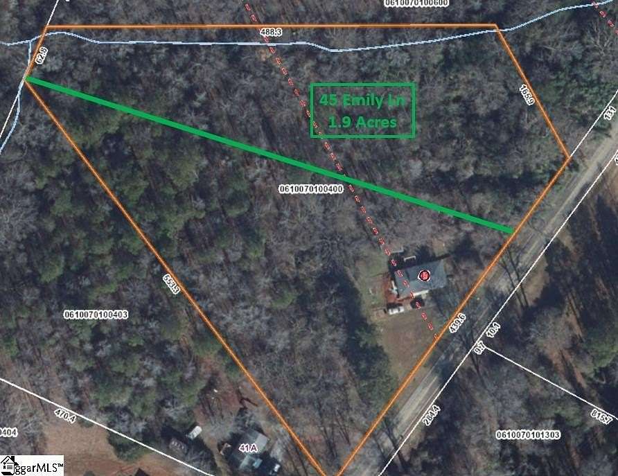 1.9 Acres of Land for Sale in Piedmont, South Carolina