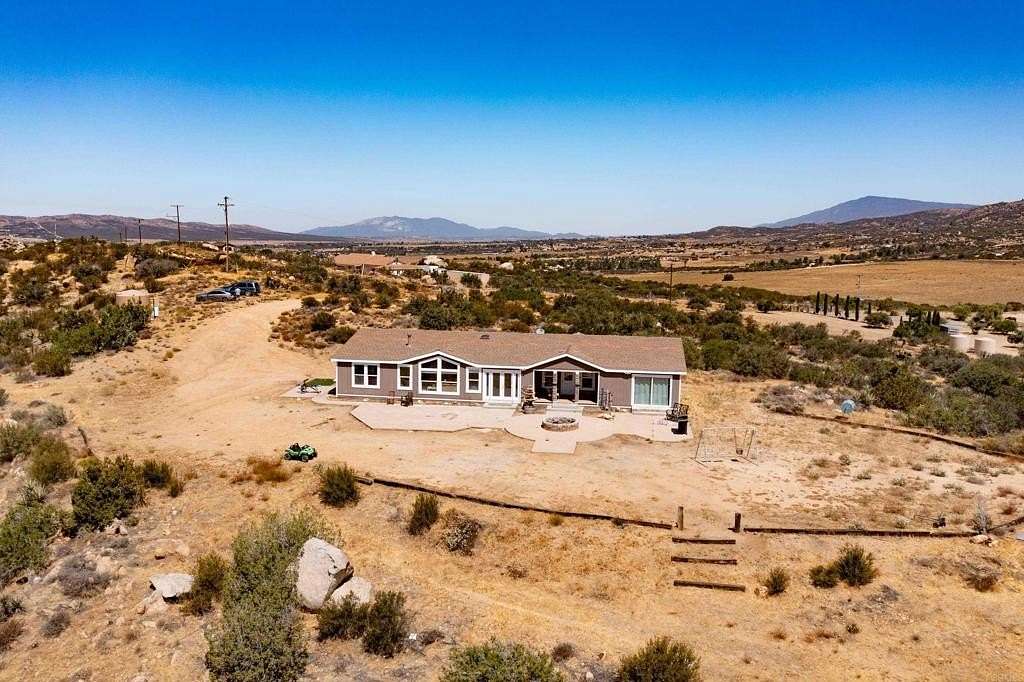 20.1 Acres of Recreational Land with Home for Sale in Anza, California