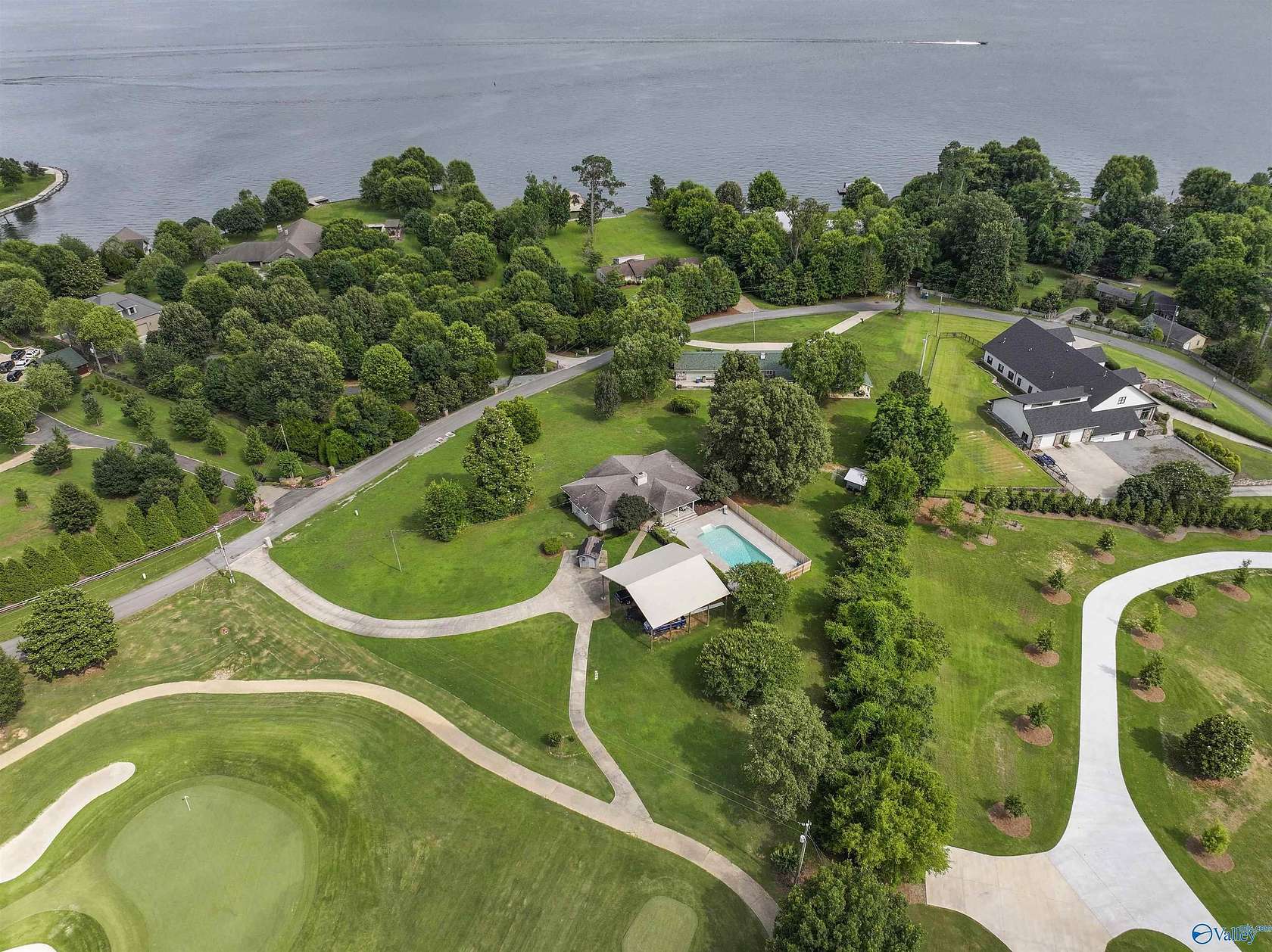 1.85 Acres of Land with Home for Sale in Guntersville, Alabama