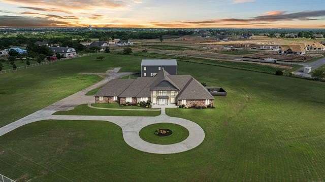 6.65 Acres of Land with Home for Sale in Owasso, Oklahoma