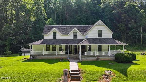 5 Acres of Land with Home for Sale in Flag Pond, Tennessee