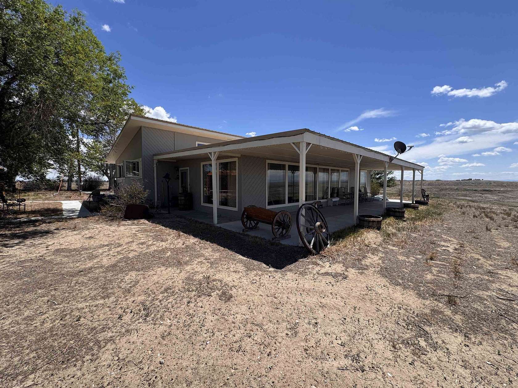 4.38 Acres of Land with Home for Sale in Riverton, Wyoming