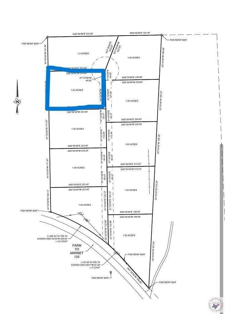 1 Acre of Residential Land for Sale in McLeod, Texas