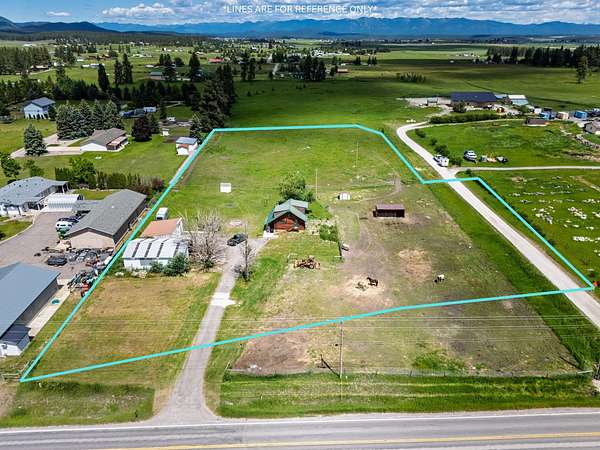 3.58 Acres of Land with Home for Sale in Kalispell, Montana