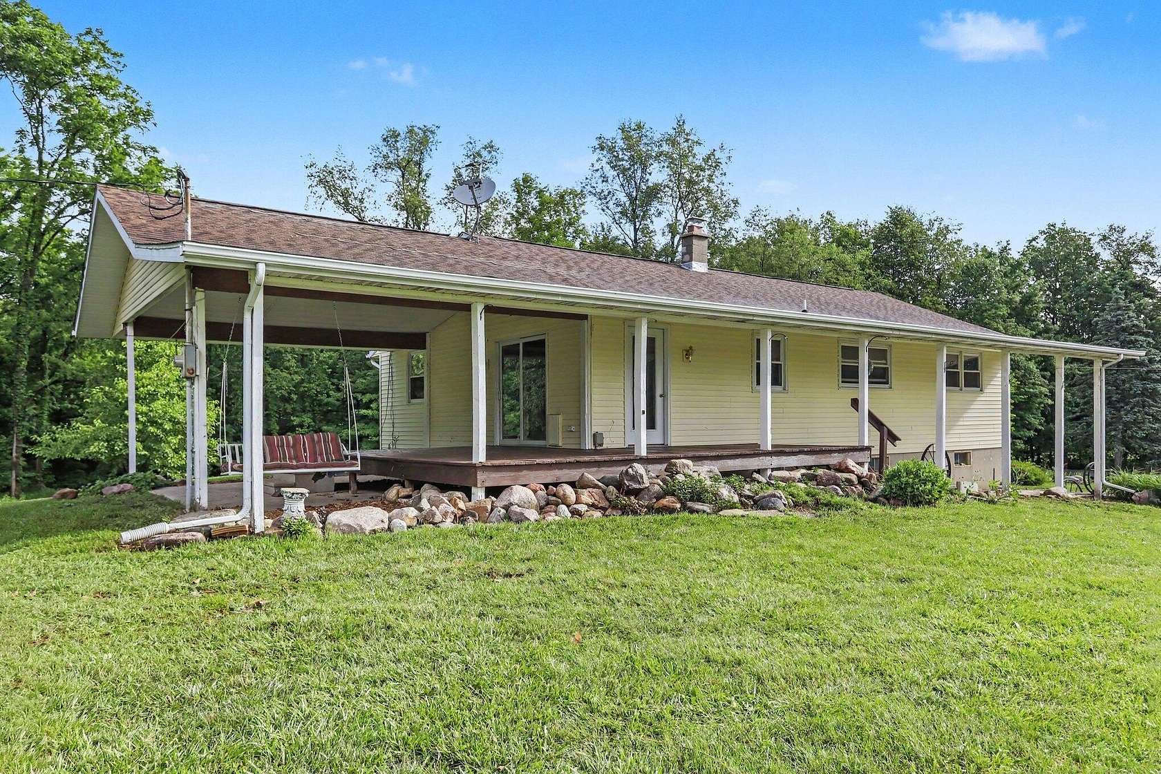 6 Acres of Land with Home for Sale in Leonidas, Michigan