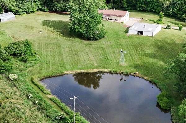 6 Acres of Land with Home for Sale in Leonidas, Michigan
