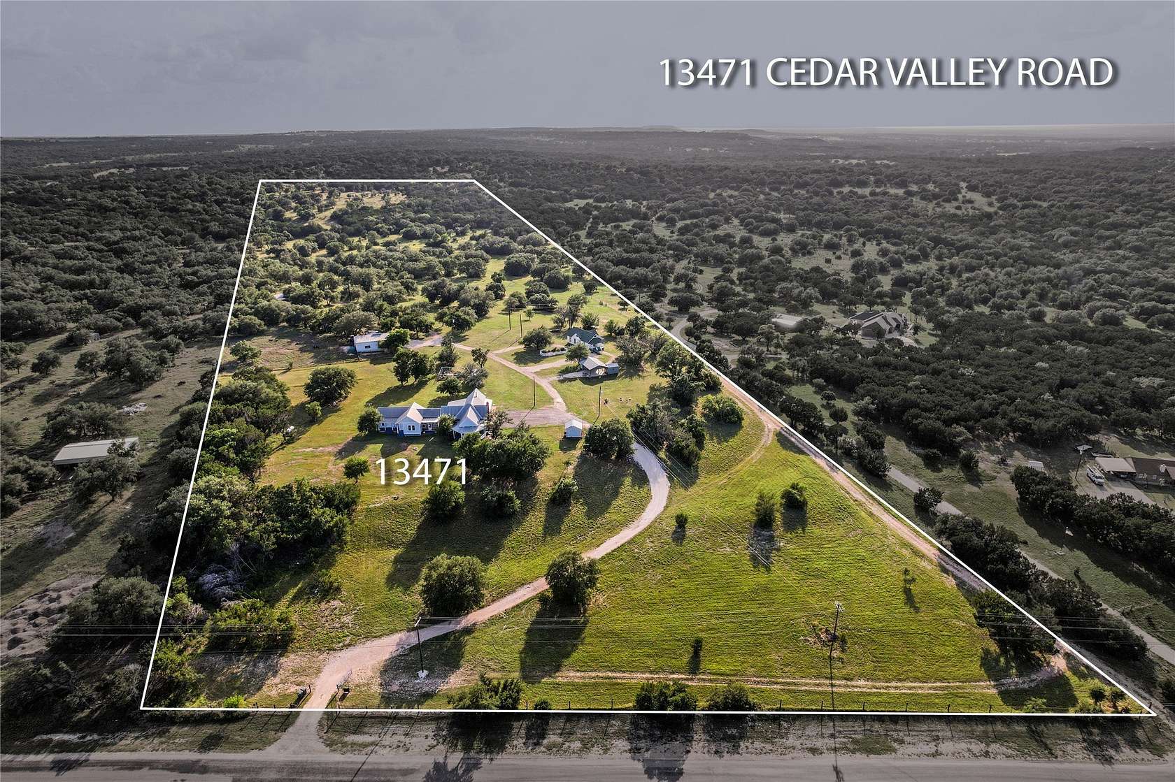 10 Acres of Land with Home for Sale in Salado, Texas