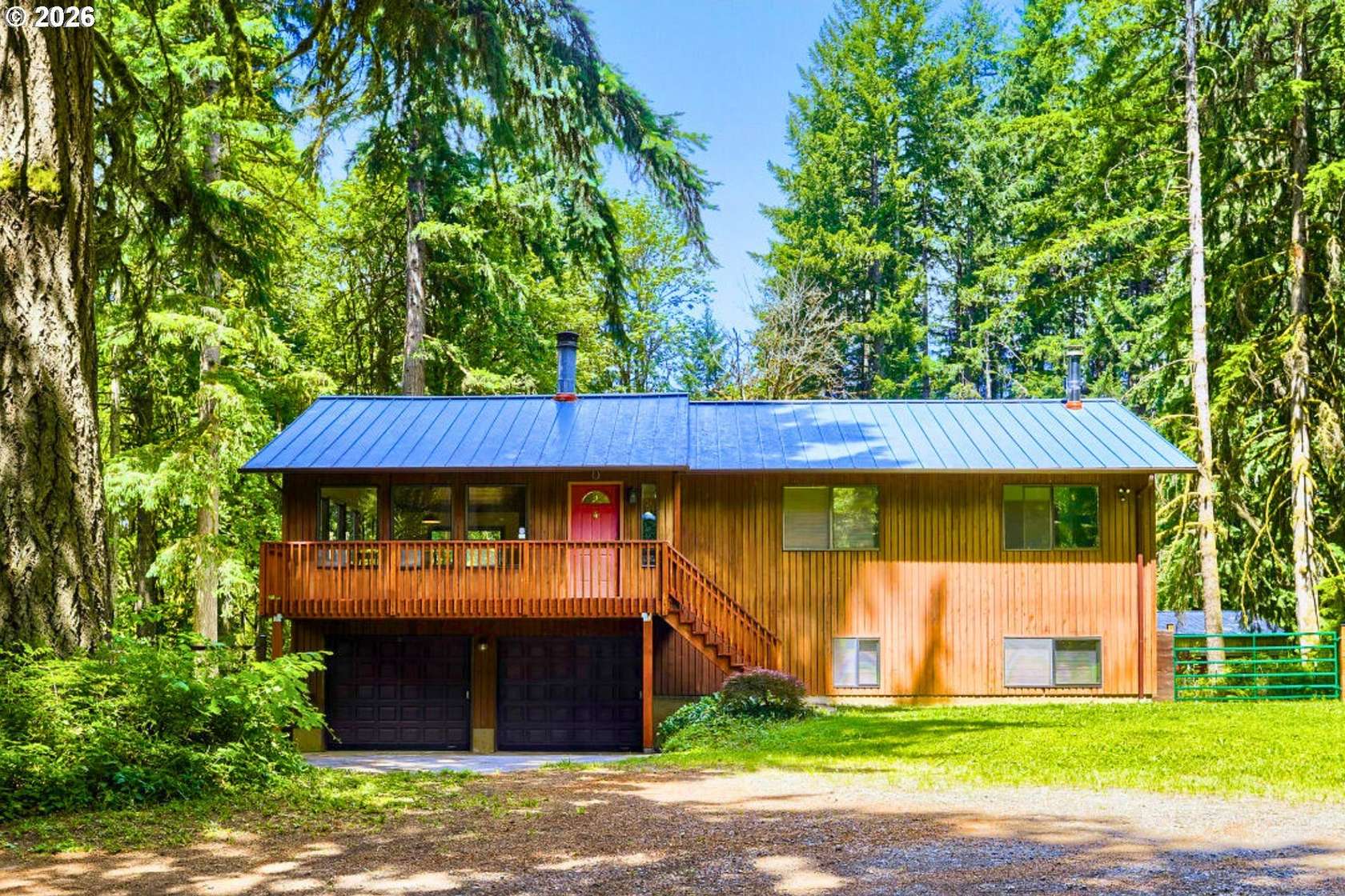 6.63 Acres of Land with Home for Sale in Corbett, Oregon