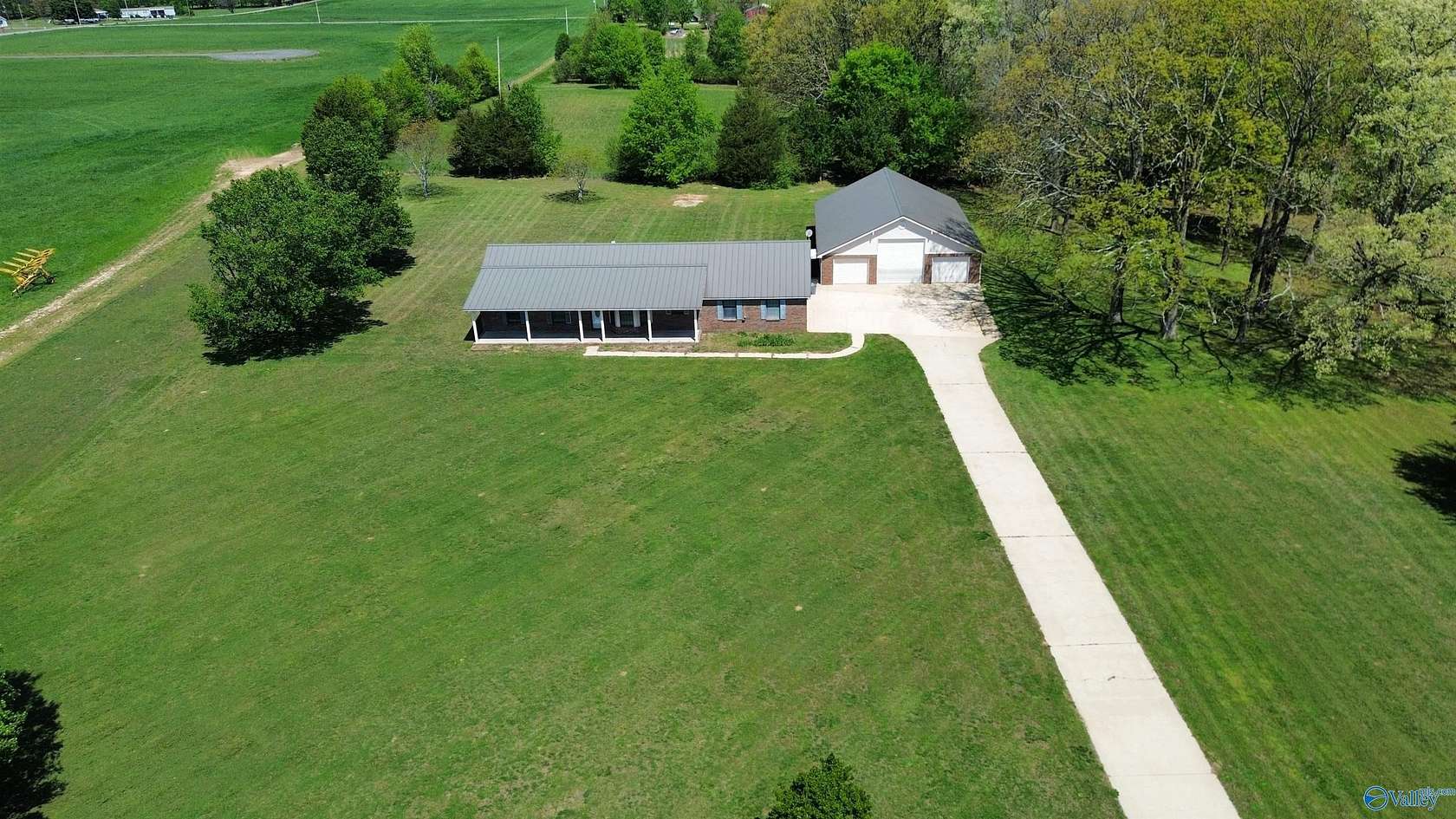 1.57 Acres of Land with Home for Sale in Rogersville, Alabama